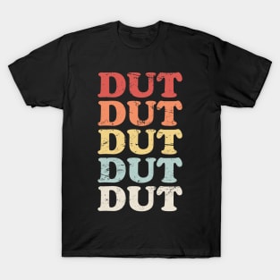 DUT | Retro Vintage Marching Band Drum Line T-Shirt